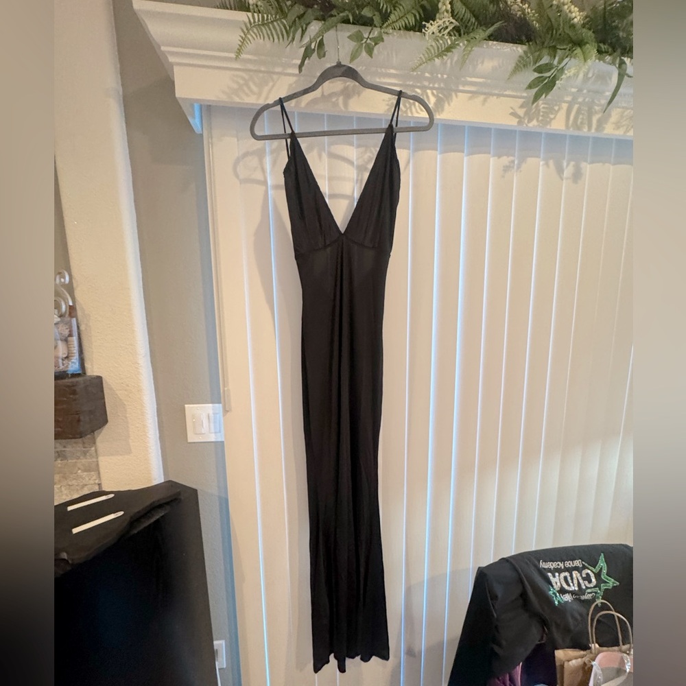 Holt Miami Sexy Black Stretch Maxi - sz M/L